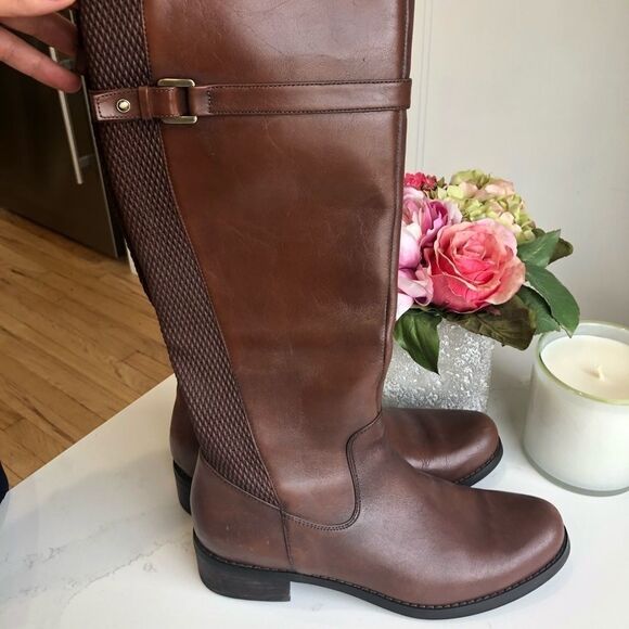 Blondo Viva B4850-13 Waterproof Knee High Riding Boots Brown Sz 7 - Picture 1 of 16